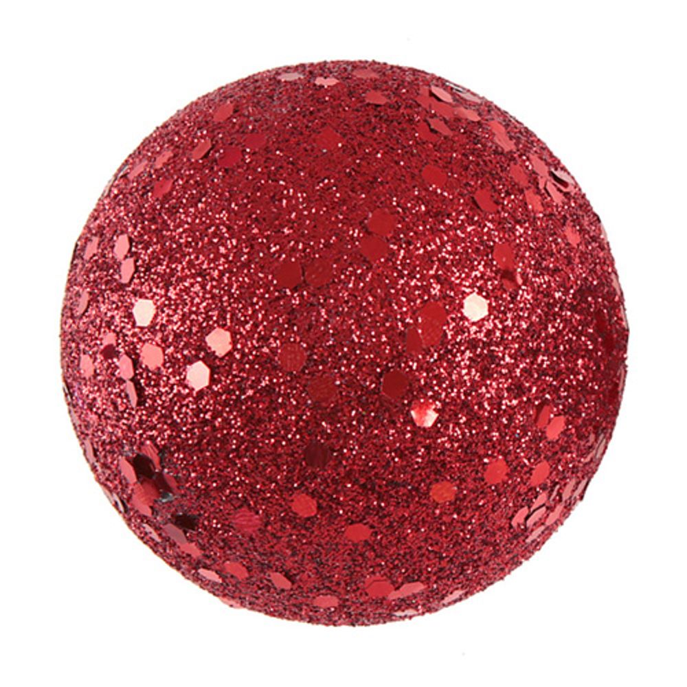 Koristepallot Punainen/Glitter