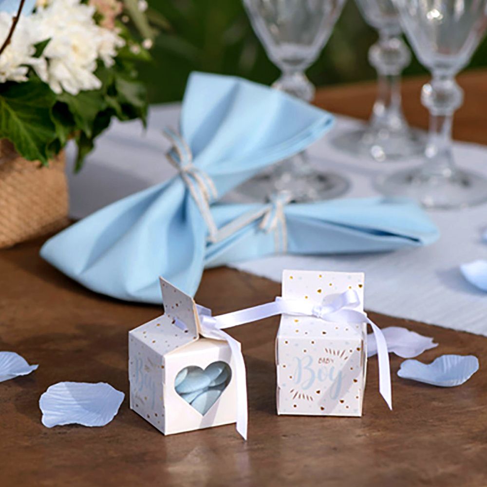 Dekorationsæsker Baby Shower Lyserød