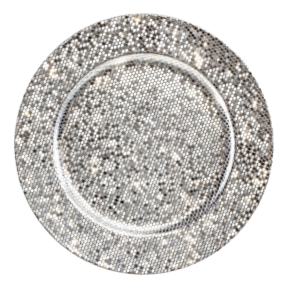Dekorationsfat Disco Silver