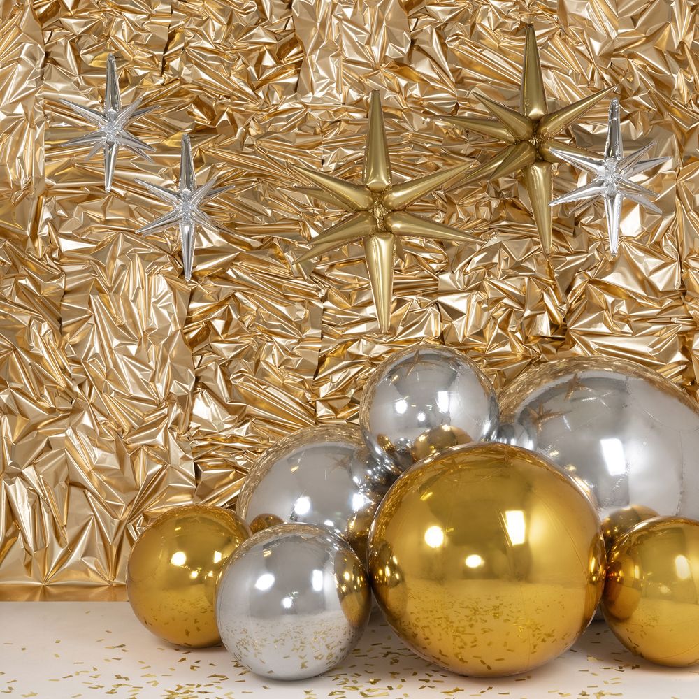 Dekorationsfolie Satin Guld