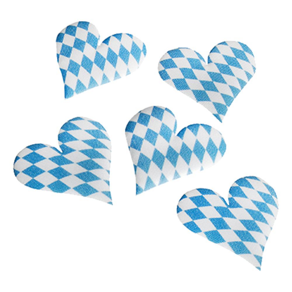 Dekorasjonshjerter Bayersk Blå