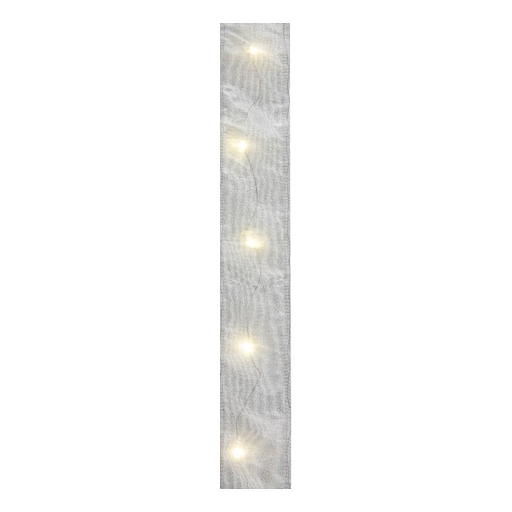 Dekorationssnöre Silver med LED