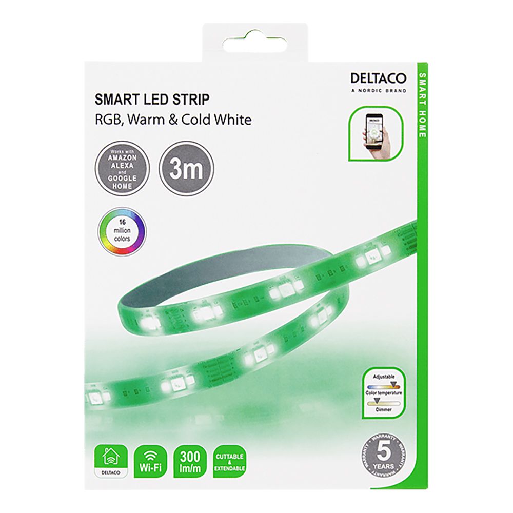 Deltaco Smart Home LED-Liste