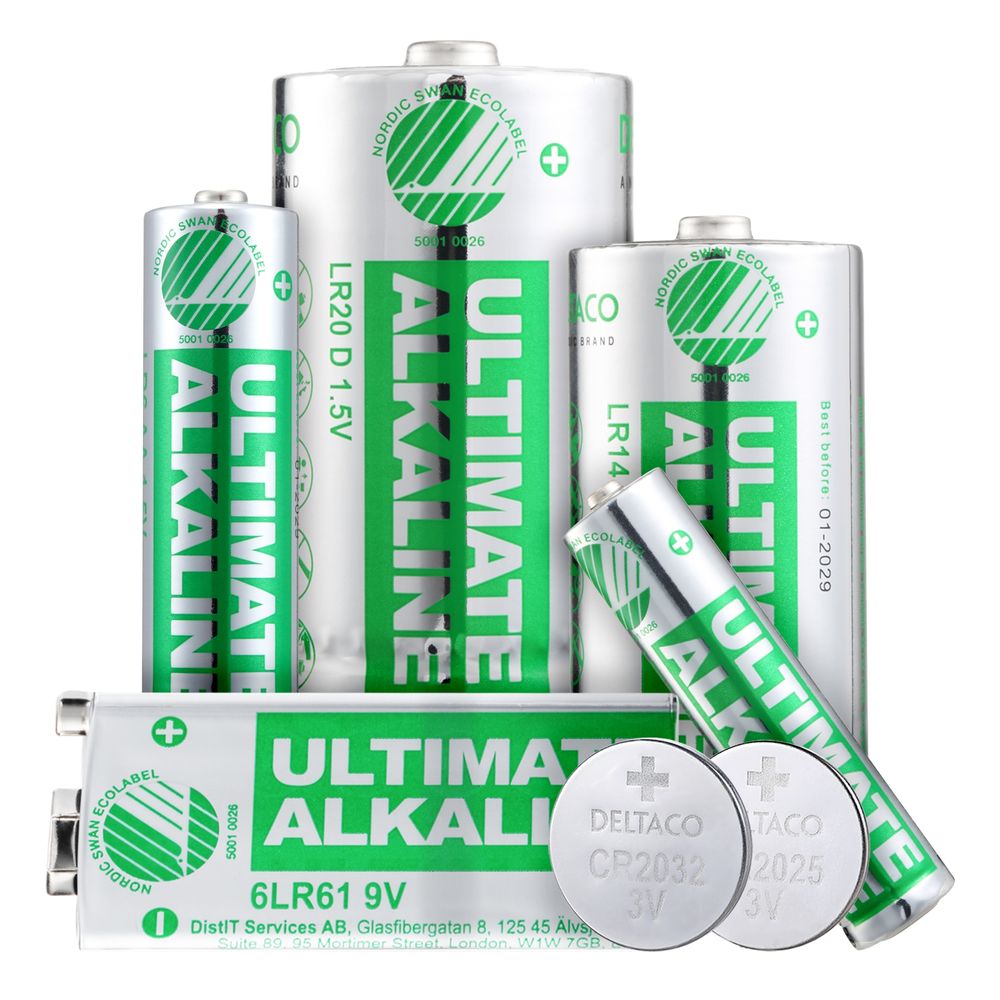 Deltaco Ultimate Alkaline Paristot