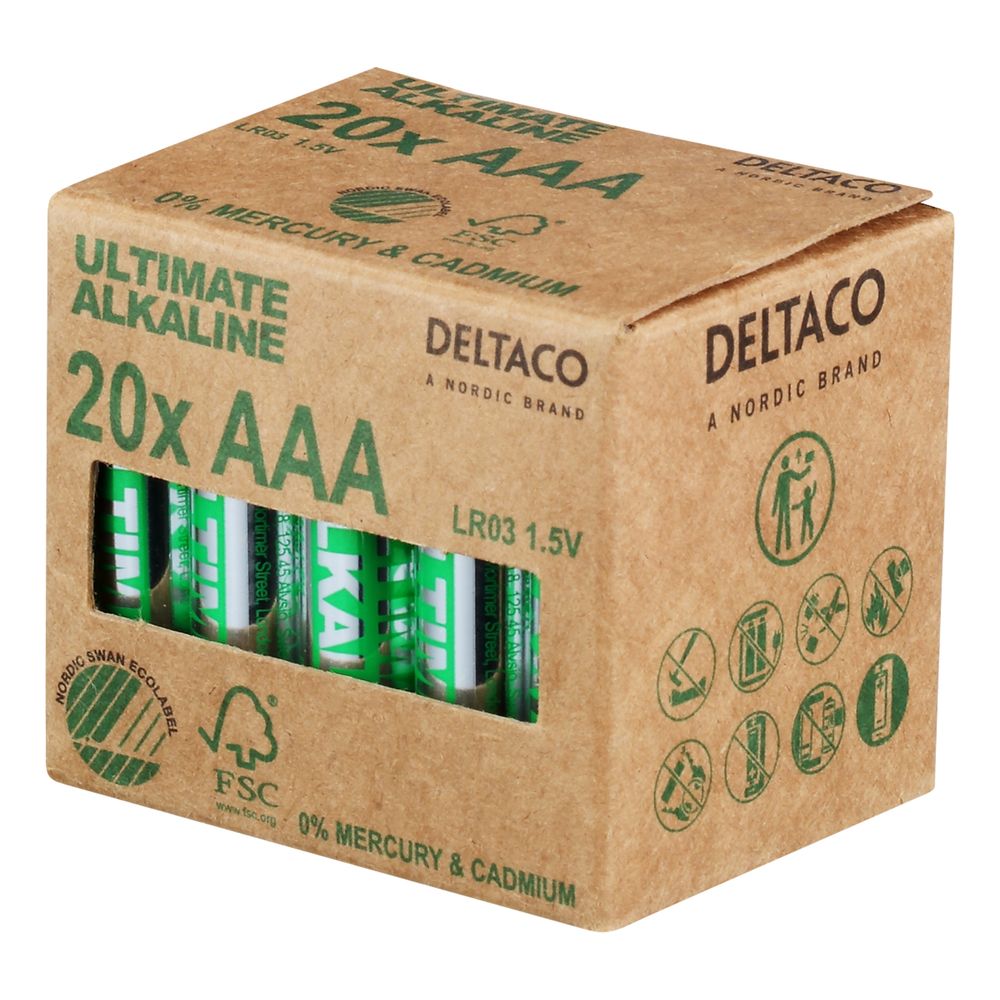 Deltaco Ultimate Alkaline Paristot
