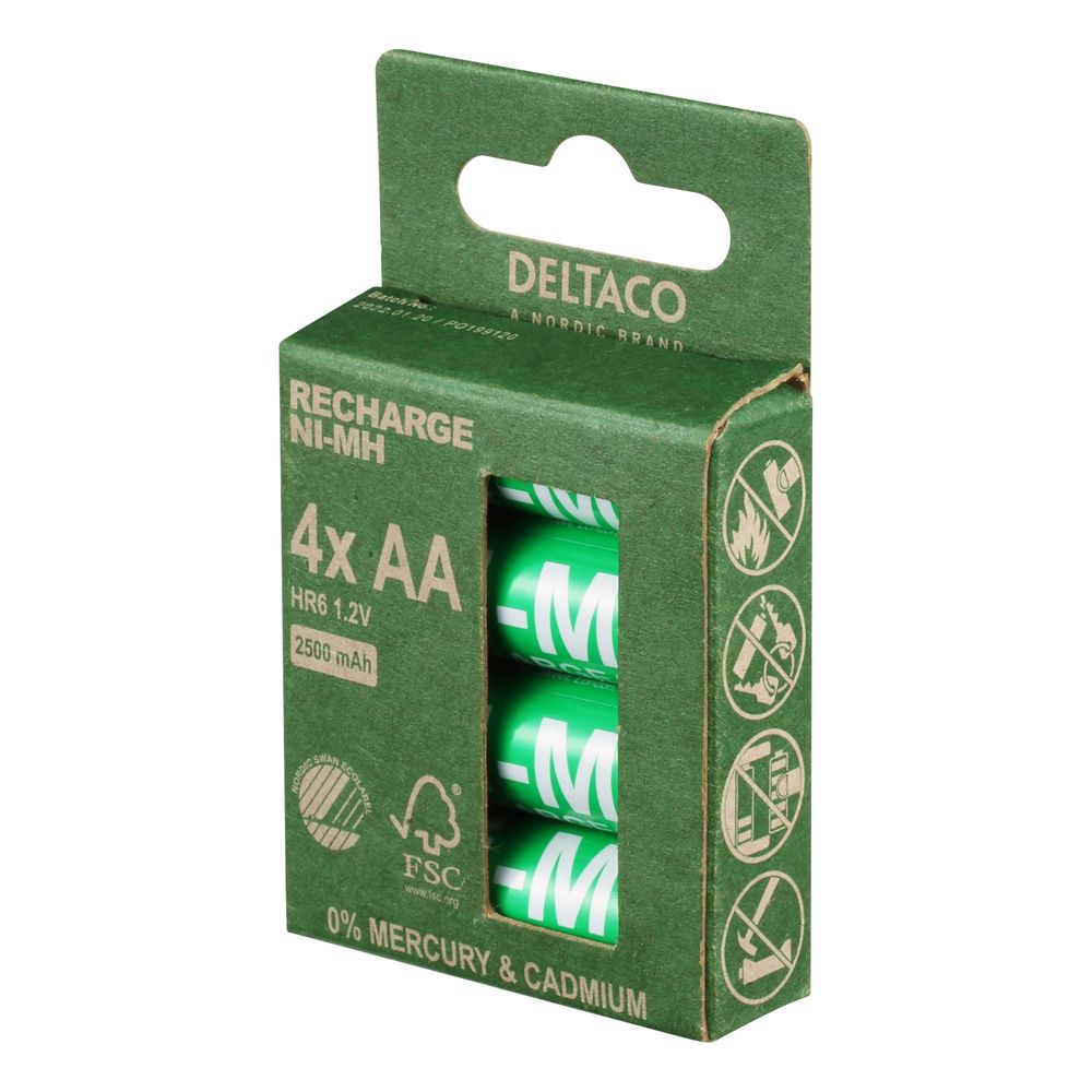Deltaco Ultimate Ni-Mh Ladattavat Paristot