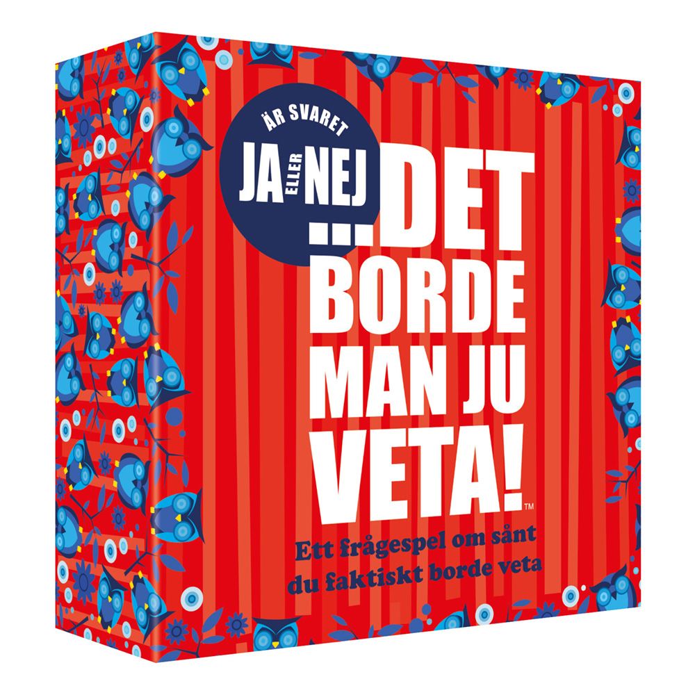 Det borde man ju veta Ja/Nej Frågespel
