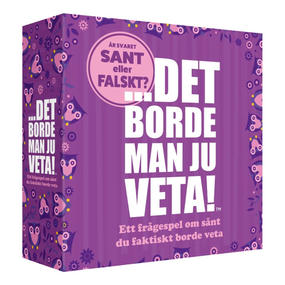 Det borde man ju veta! Sant eller Falskt Frågespel
