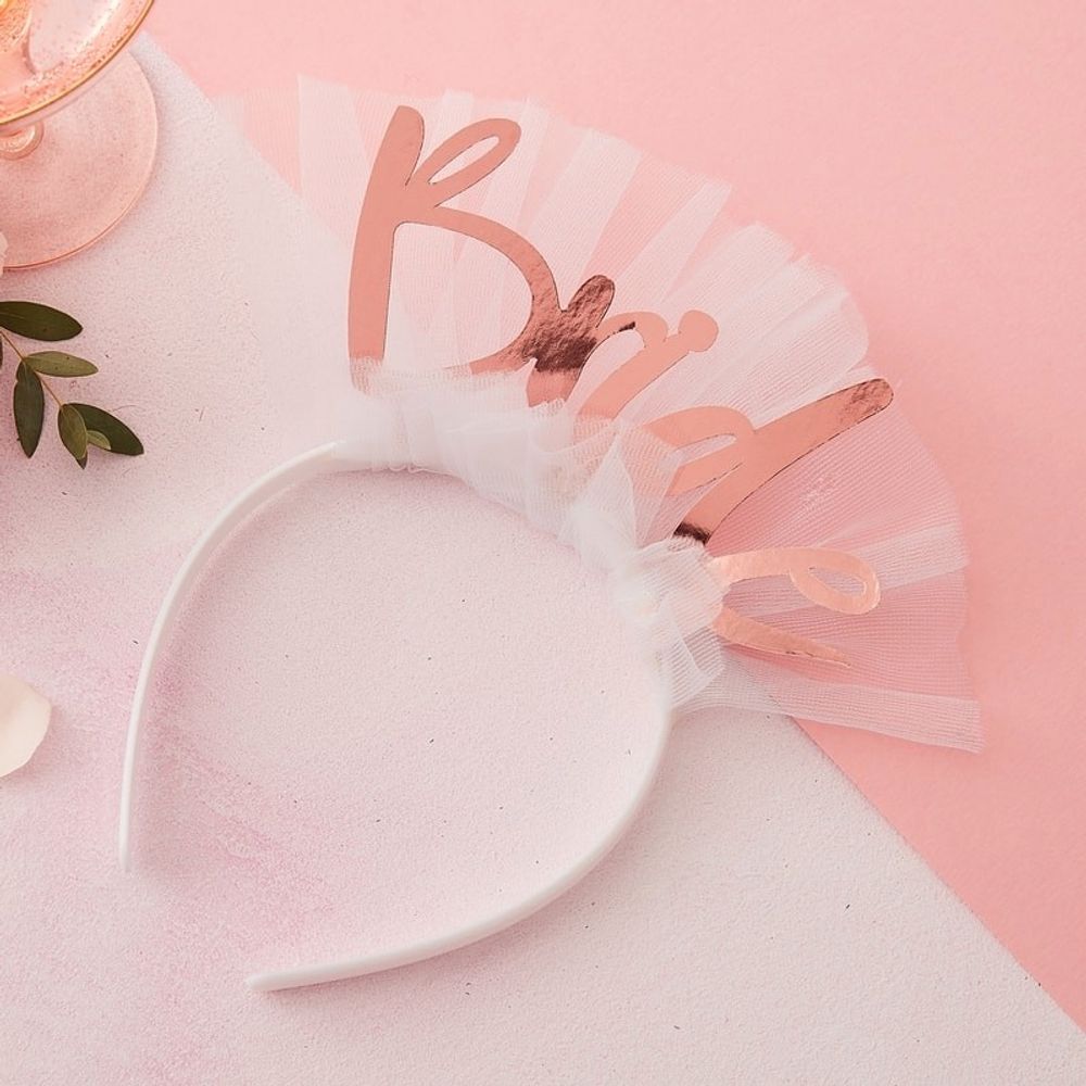 Diadem Bride to Be Roséguld