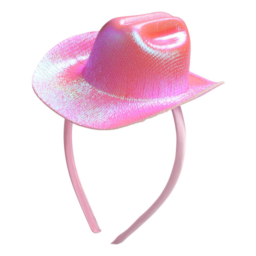 Hårbøjle Cowboyhat Lyserød