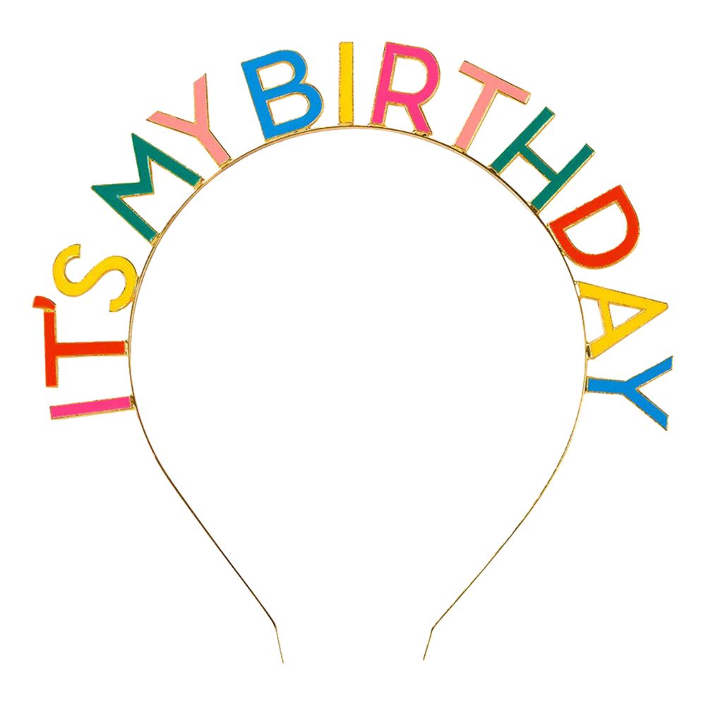 Hiuspanta It's My Birthday Sateenkaari