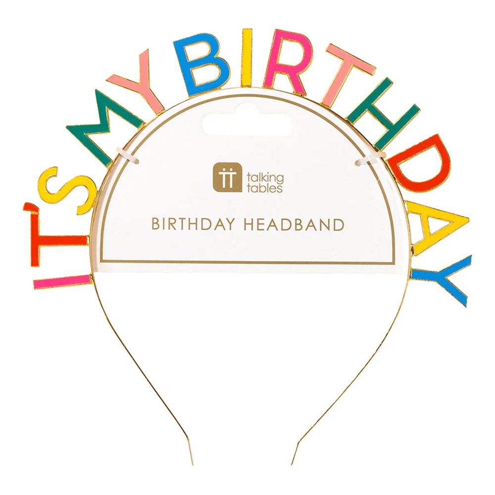 Hiuspanta It's My Birthday Sateenkaari