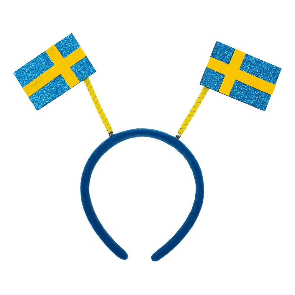 Diadem med Svenska Flaggor