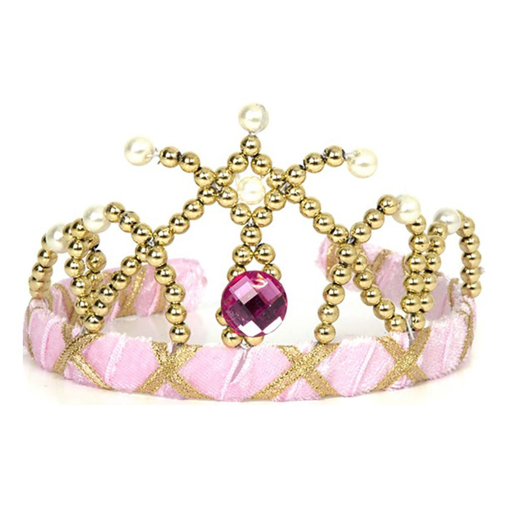 Diadem Prinsesse Rosa Fløyel Deluxe
