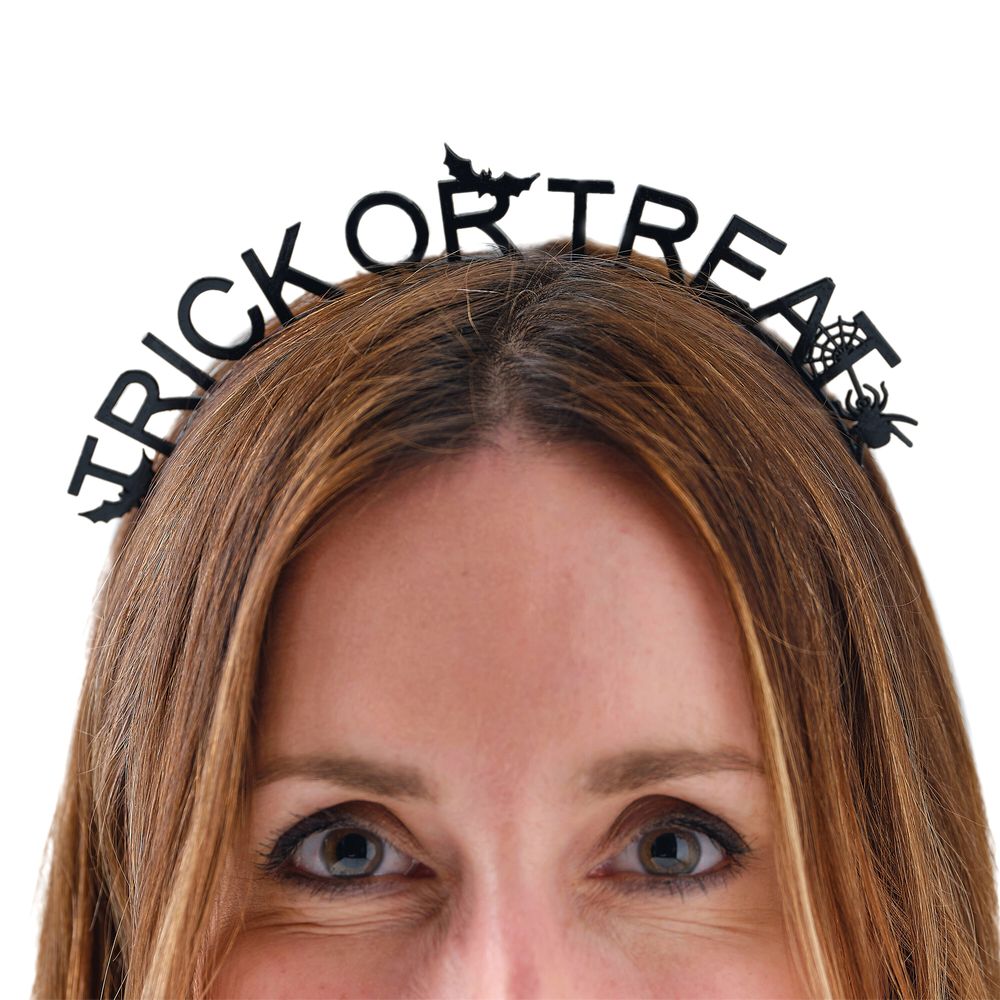 Hårbøjle Trick or Treat i Metal