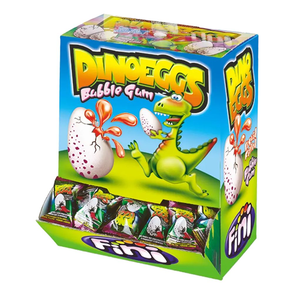 Dino Eggs Bubble Gum Storpak