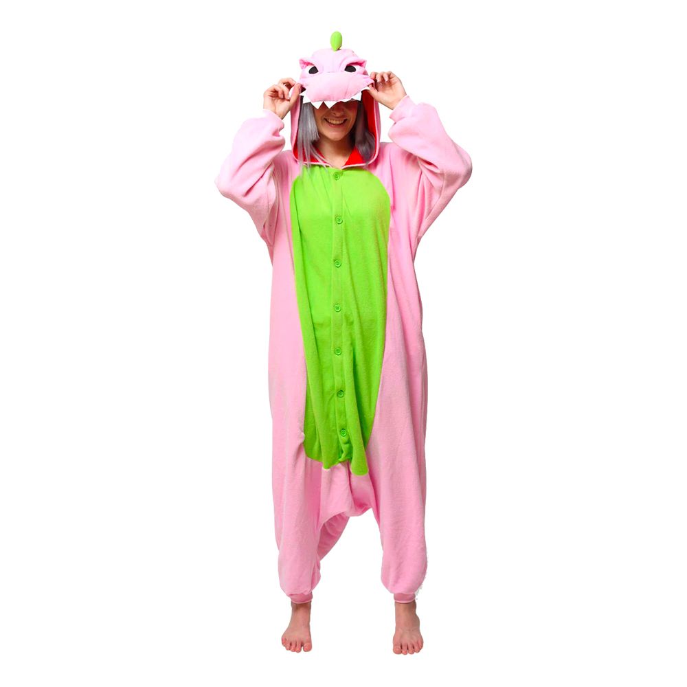 Rosa Dinosaur Kigurumi