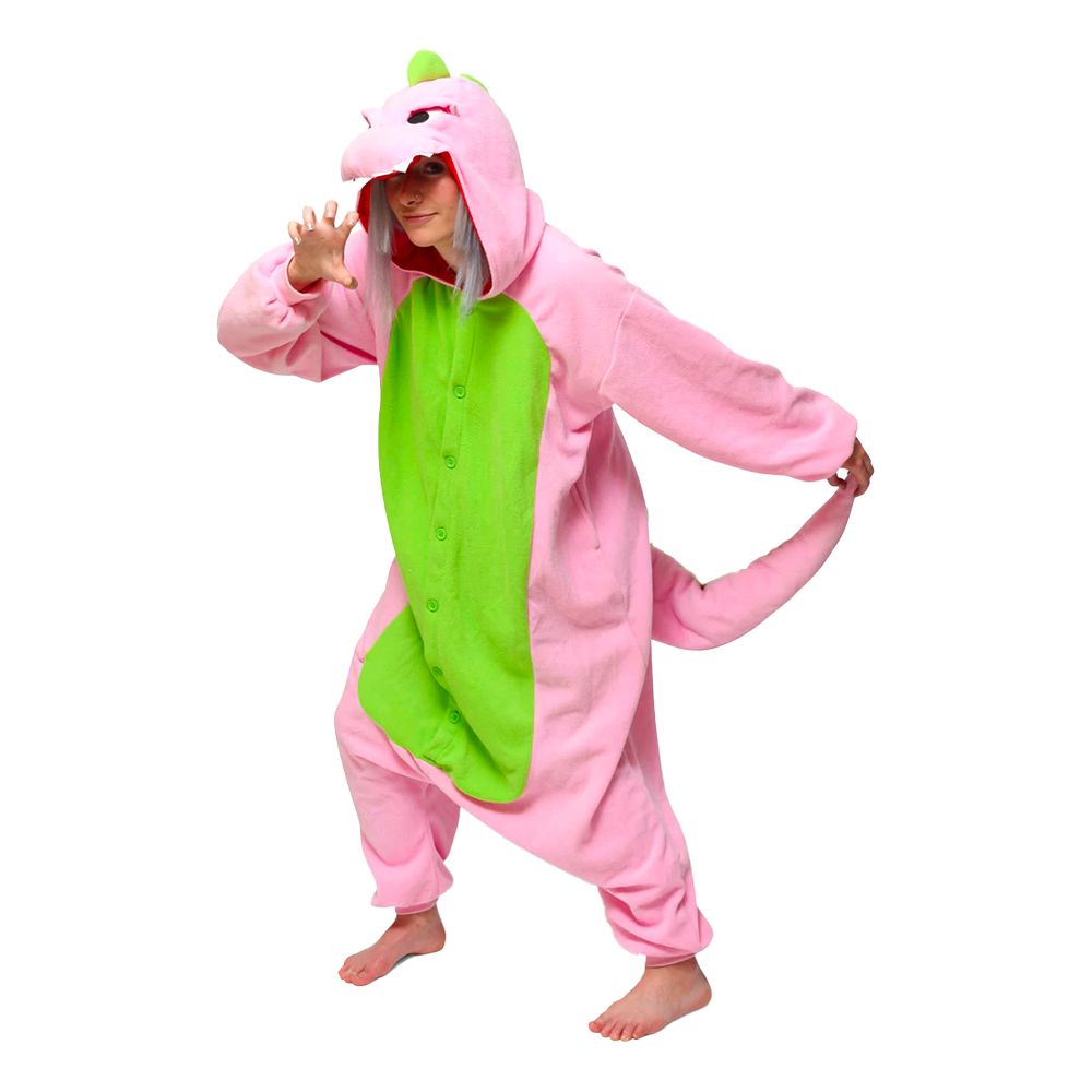 Rosa Dinosaur Kigurumi