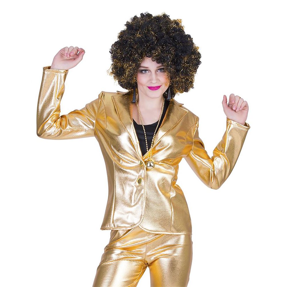 Discoblazer Dame Guld