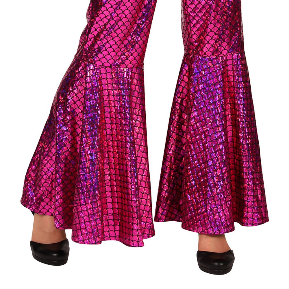 Disco Jumpsuit Rosa Maskeraddräkt