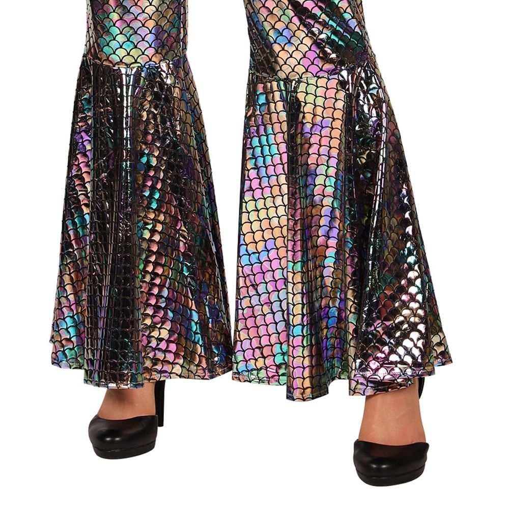 Disco Jumpsuit Silver Maskeraddräkt