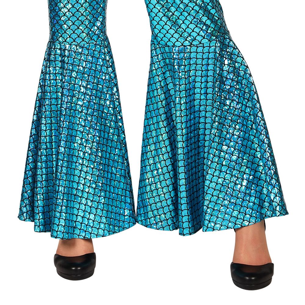 Disco Jumpsuit Turkos Maskeraddräkt