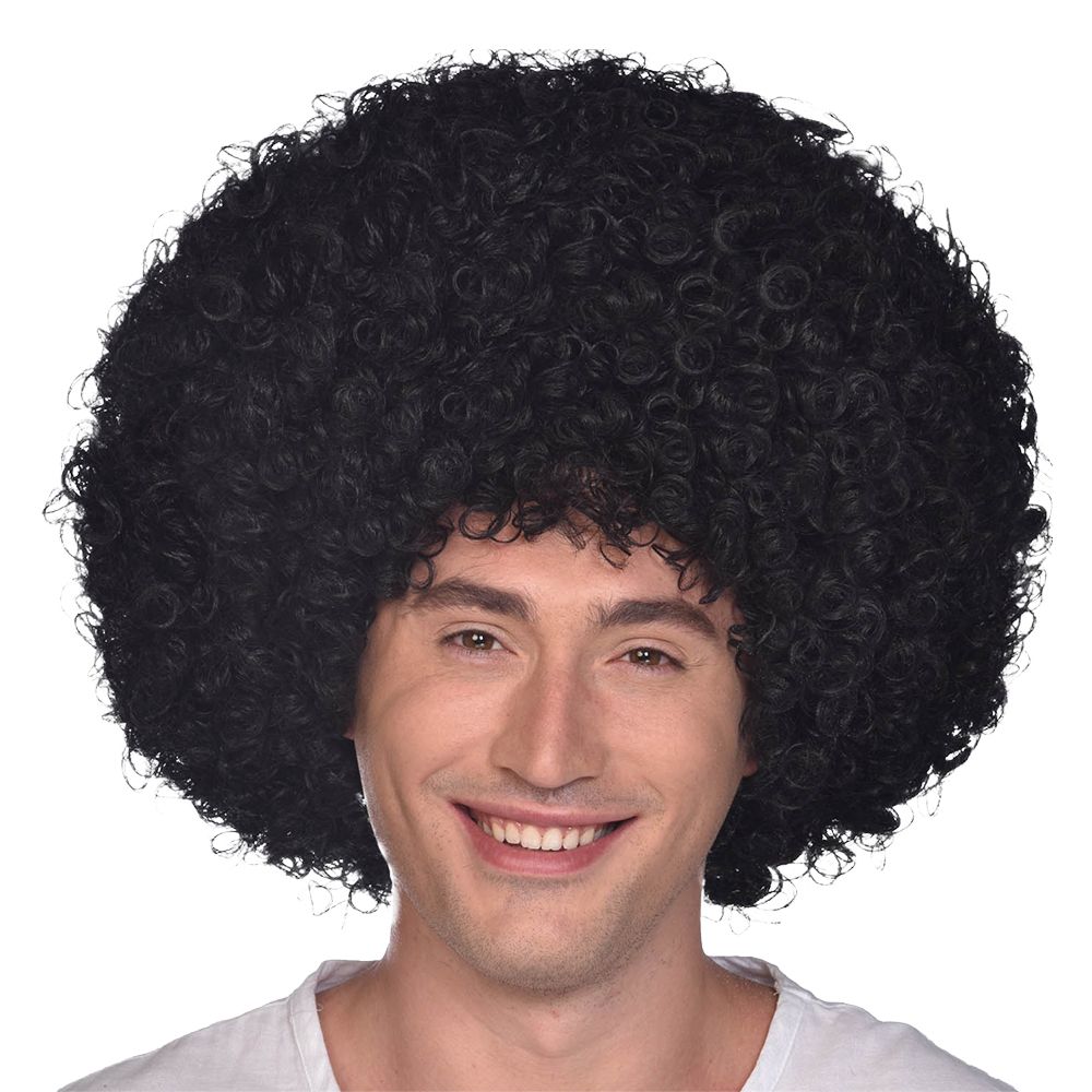 Afroperuukki Disco Musta