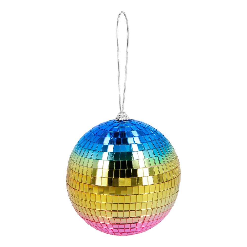 Discoboll Liten Regnbågsfärgad
