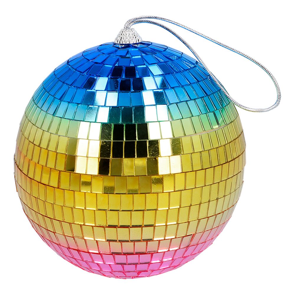 Discoboll Liten Regnbågsfärgad