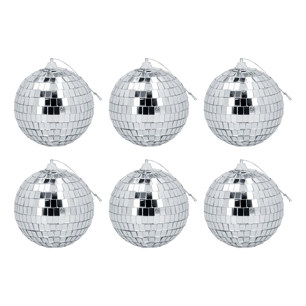 Discokugler Mini Sølv