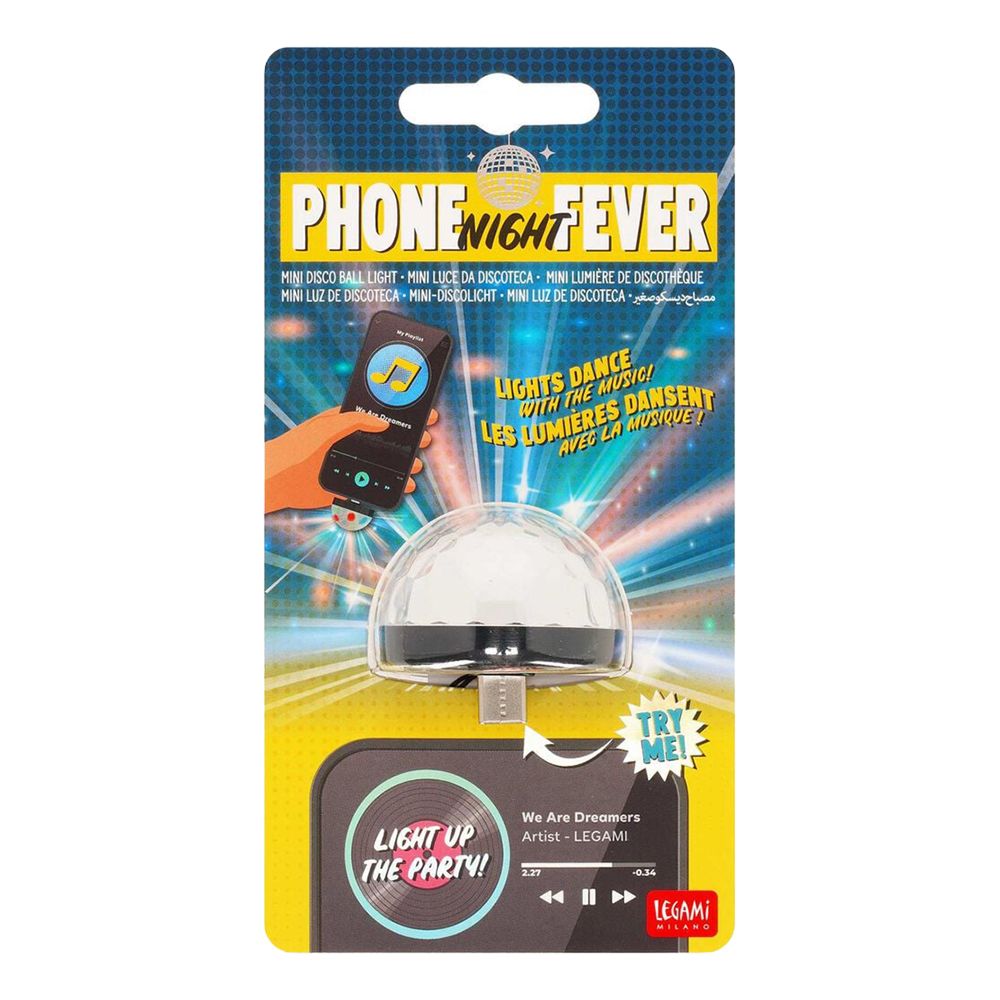 Diskolampe for Mobil Night Fever Mini