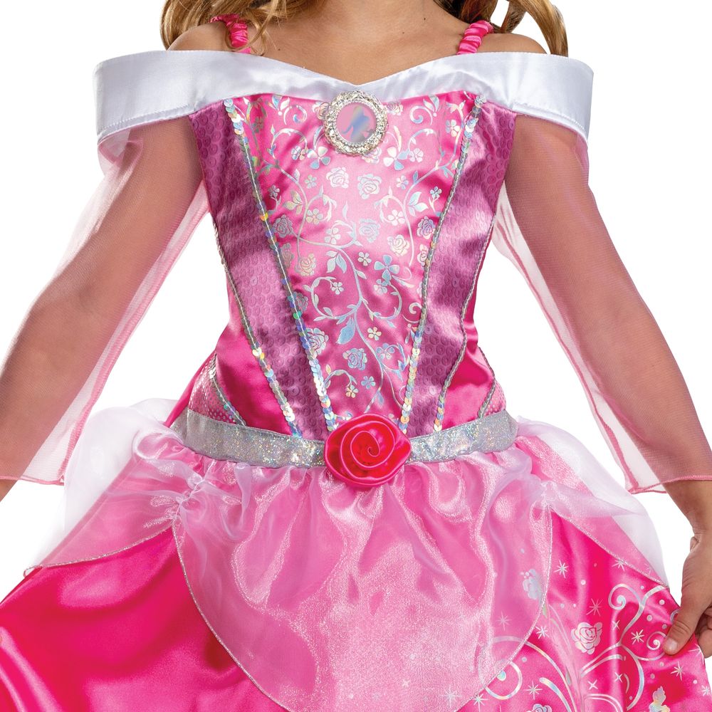 Disney Aurora Klänning Barn Maskeraddräkt