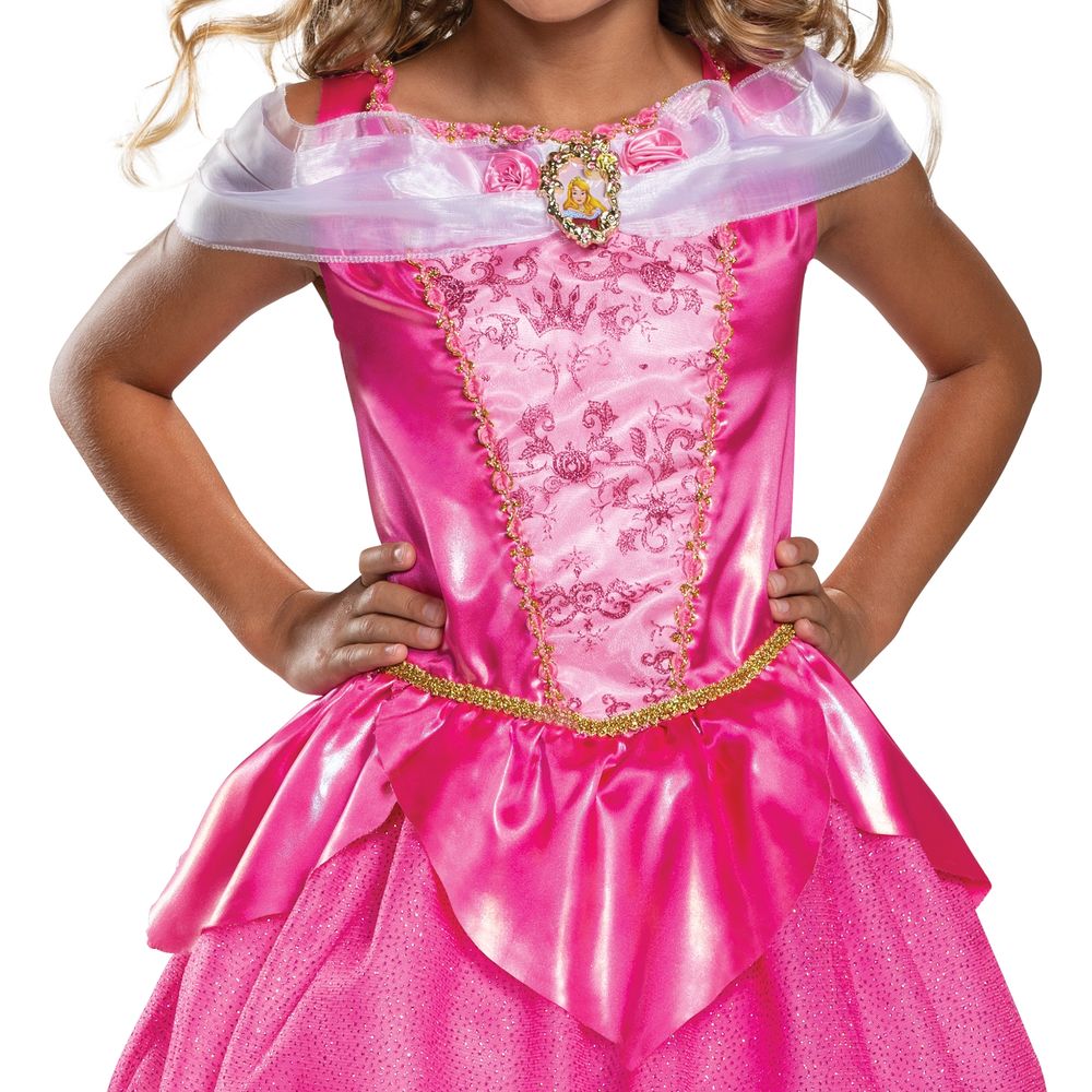 Disney Aurora Kjole Deluxe Børnekostume