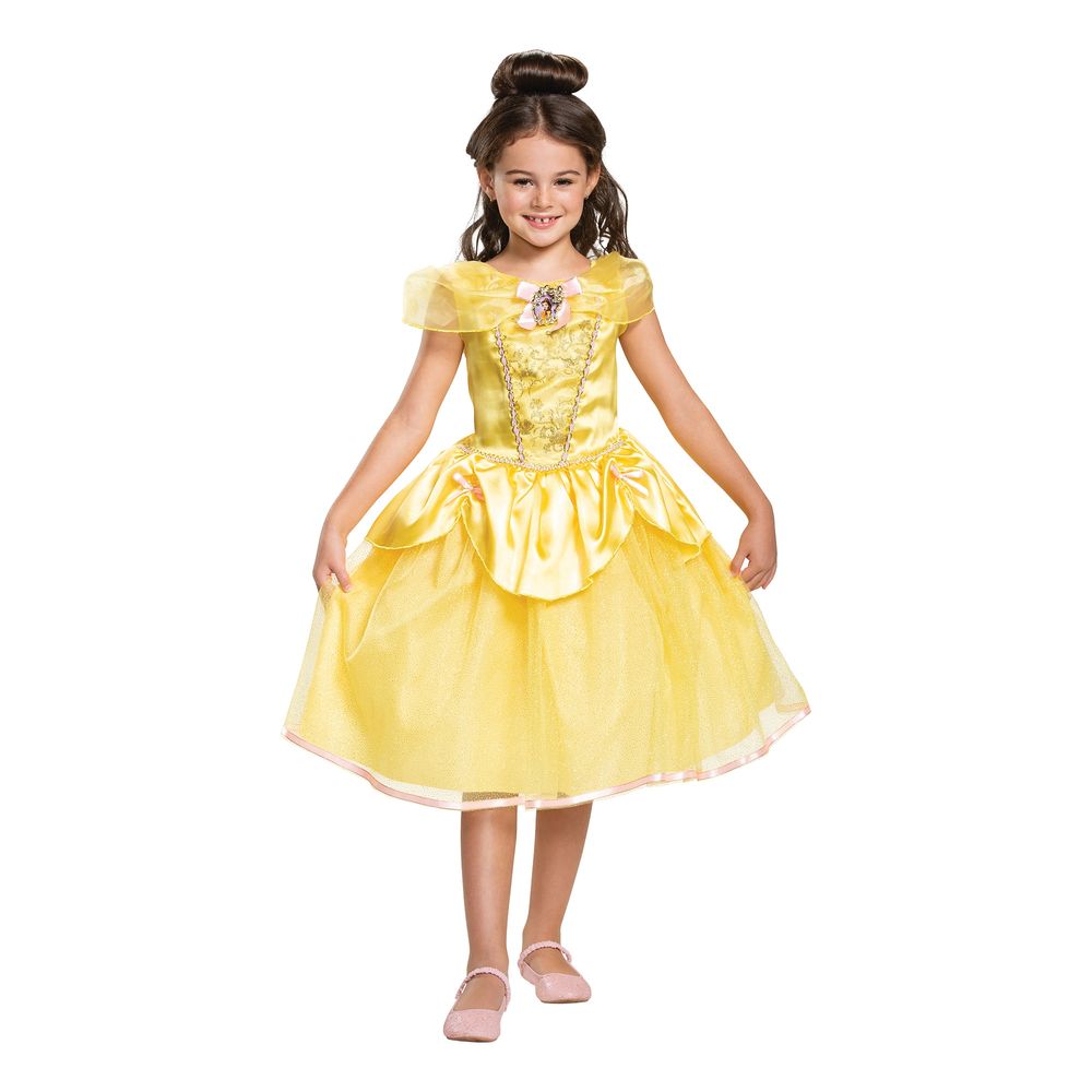 Disney Belle Klänning Deluxe Barn Maskeraddräkt