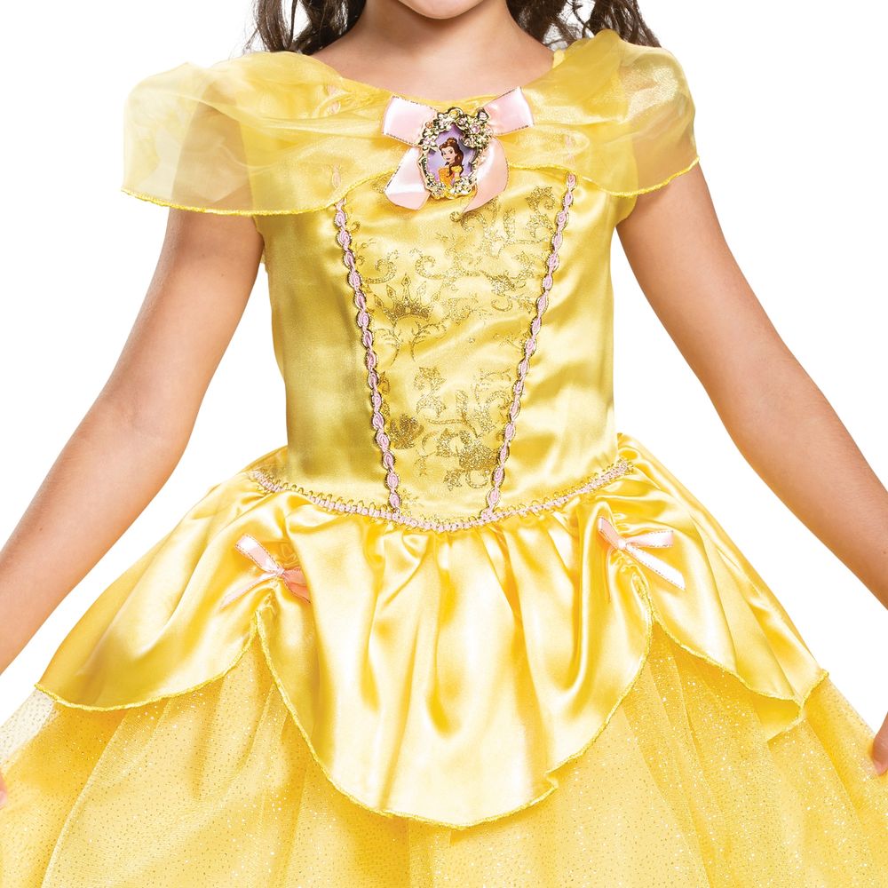 Disney Belle Klänning Deluxe Barn Maskeraddräkt