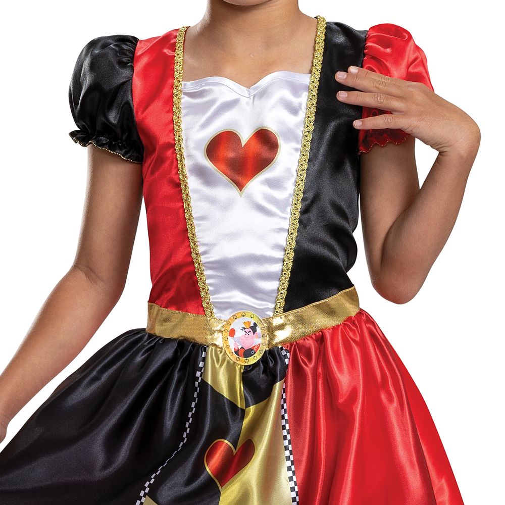 Disney Dronning Hjerter Dame Børnekostume