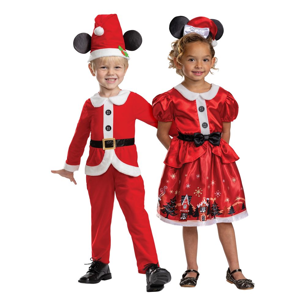 Disney Mickey Mouse Julemand Børnekostume