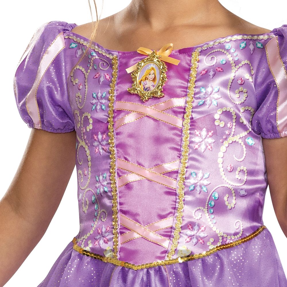 Disney Rapunzel Kjole Barn Kostyme