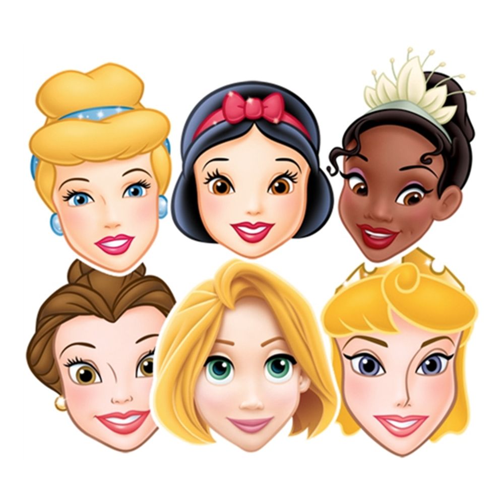 Disneyprinsesser Pappmasker
