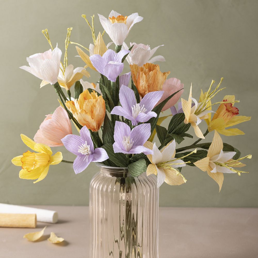 DIY Kit Crepepapir Blomster
