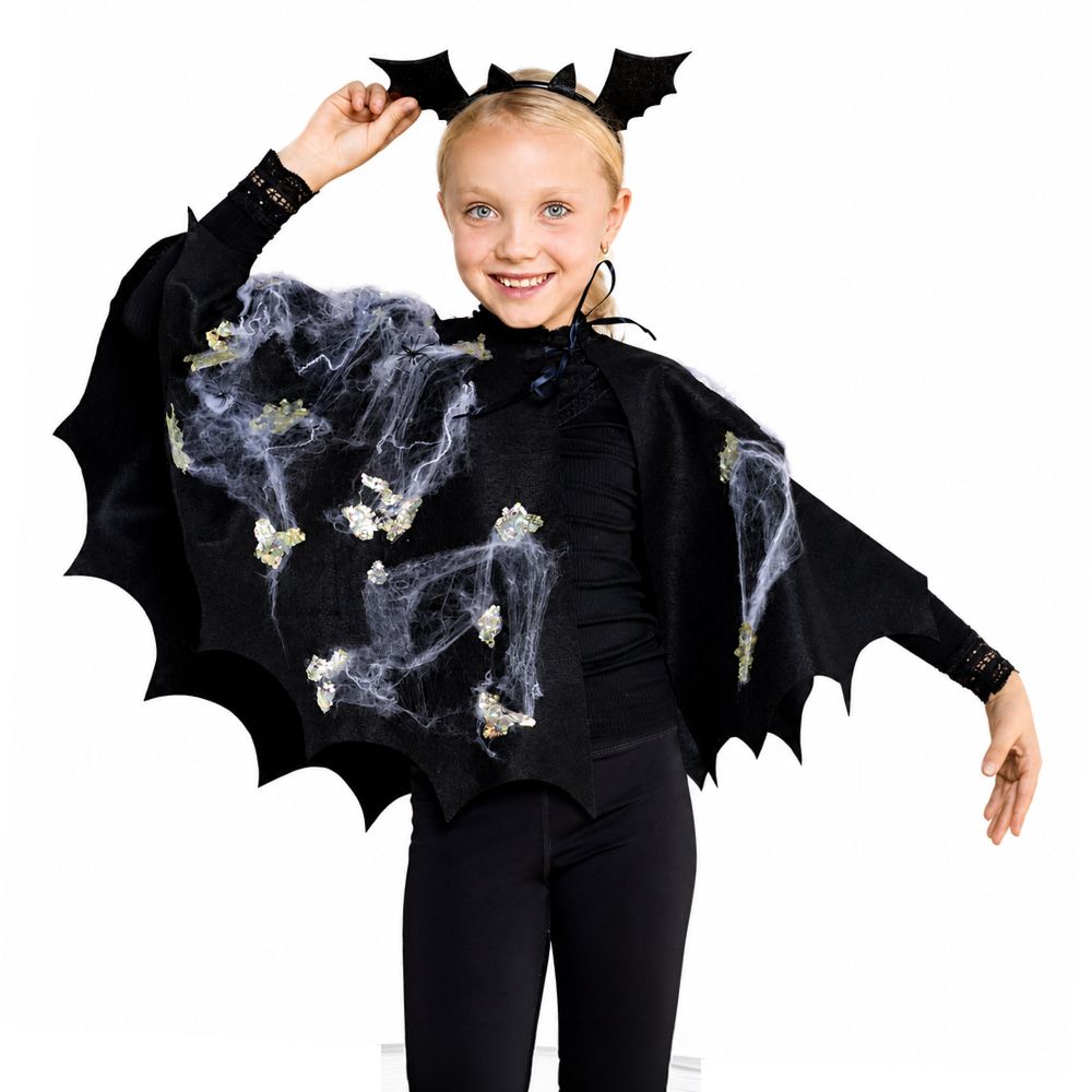 DIY Kit Halloweendräkt för Barn Fladdermus