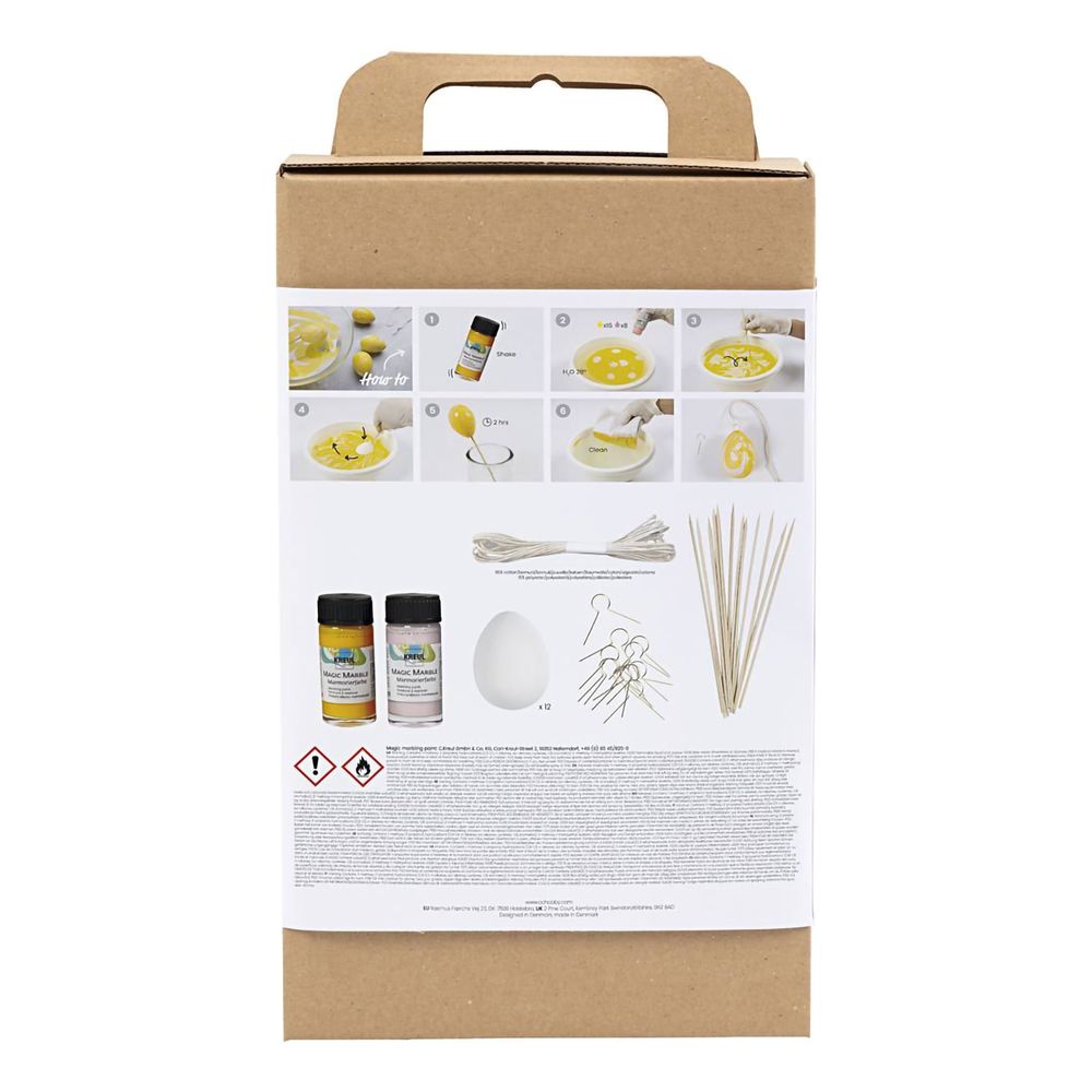 DIY Kit Marmorering Påskeæg
