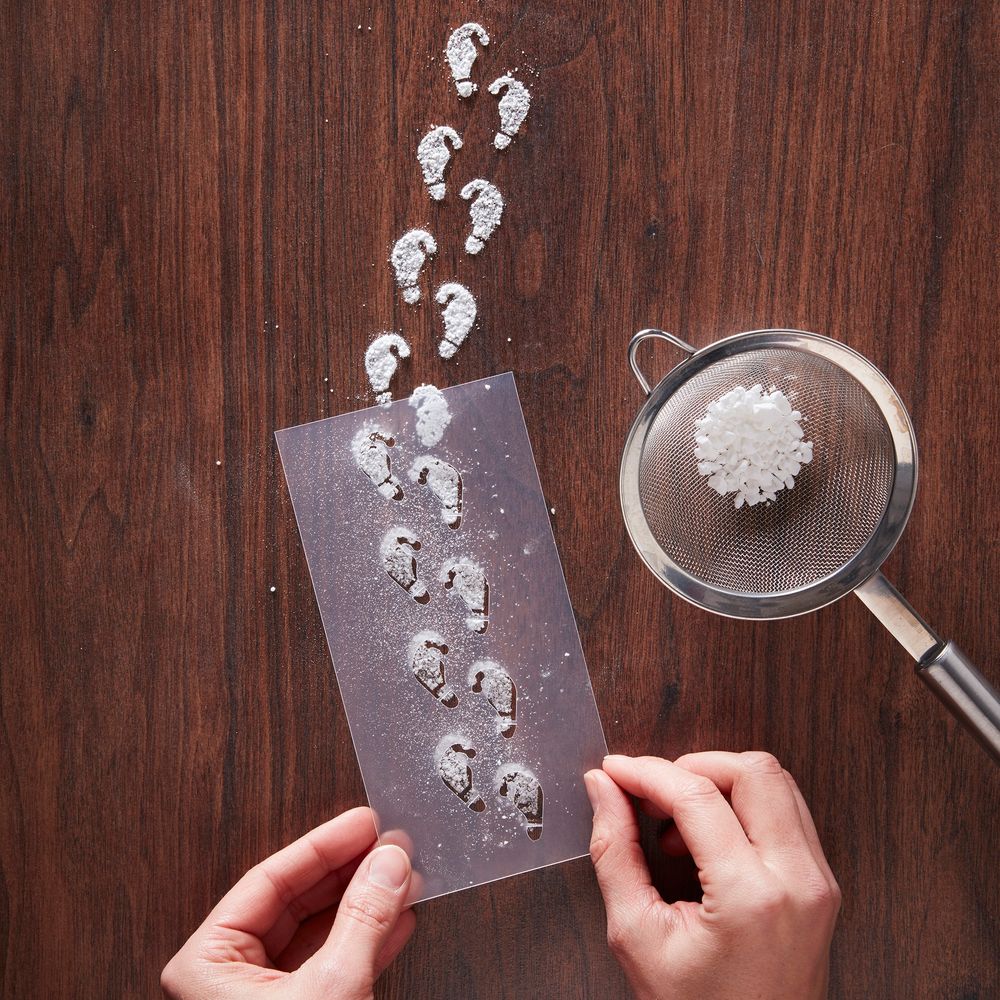 DIY Nissedörr Skoavtryck