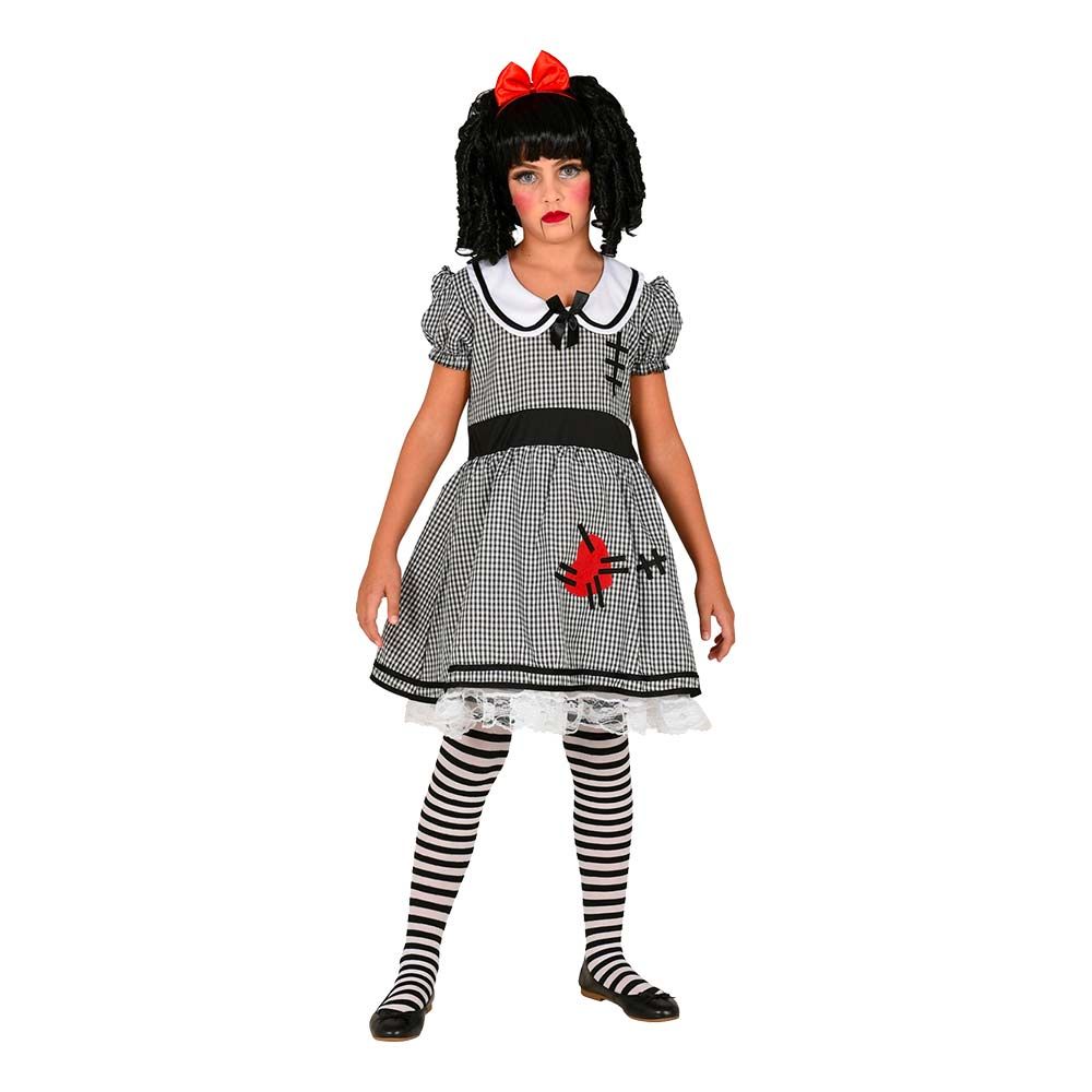 Dukke Halloween Børnekostume