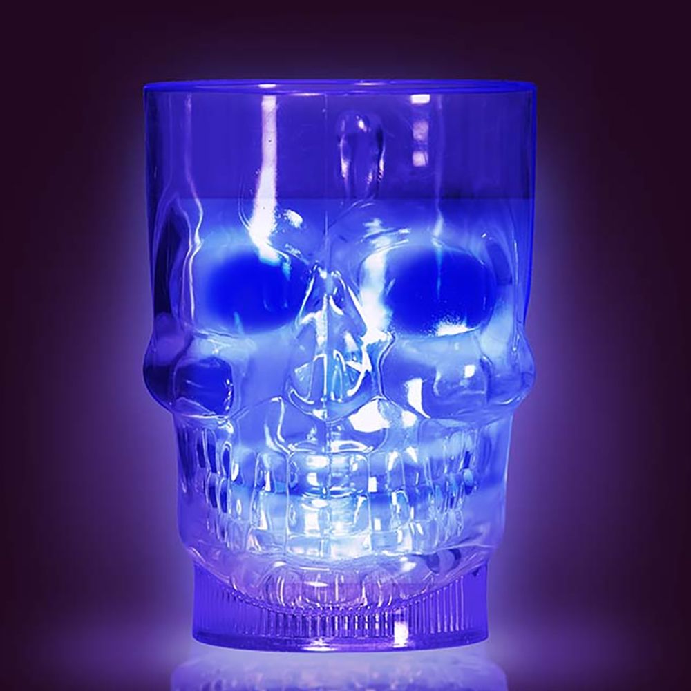 LED Plastmugg Dödskalle