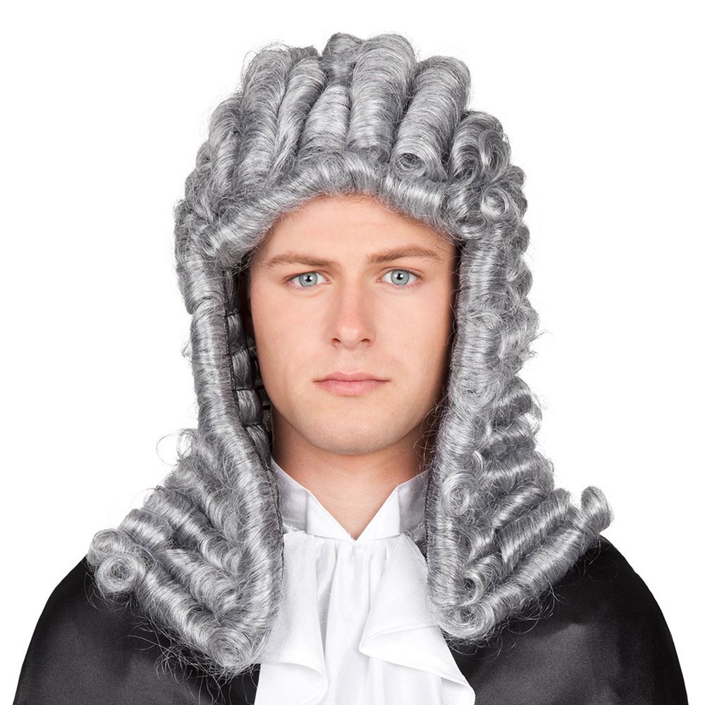 Dommer Grå Paryk