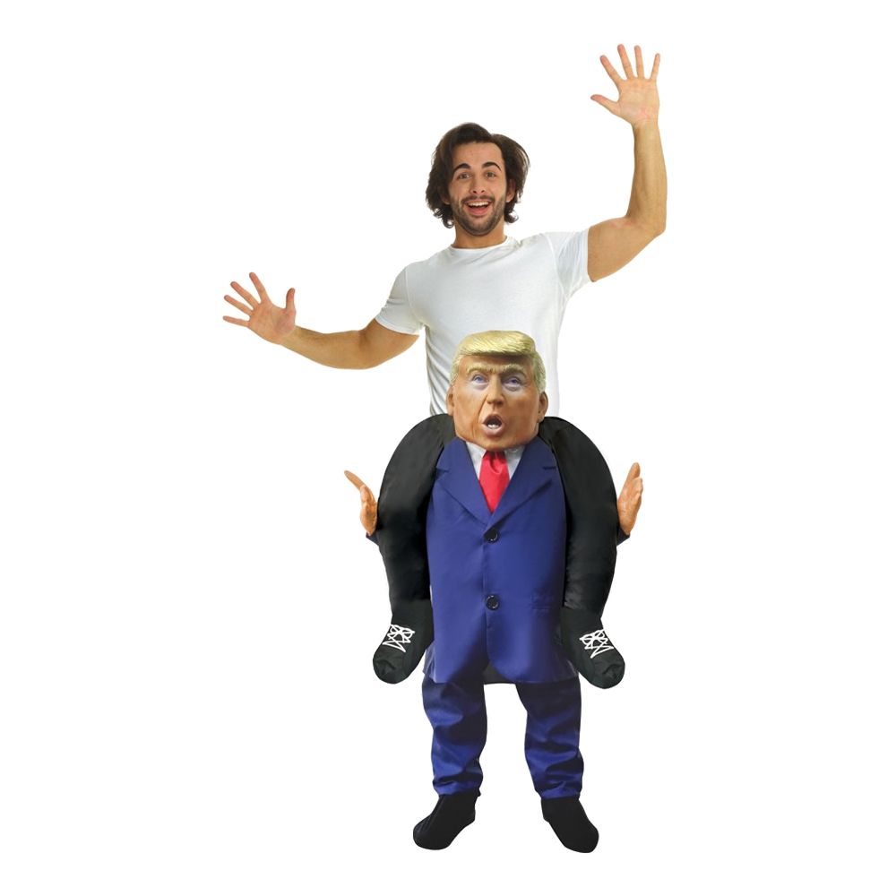 Amerikansk President Piggyback Kostyme