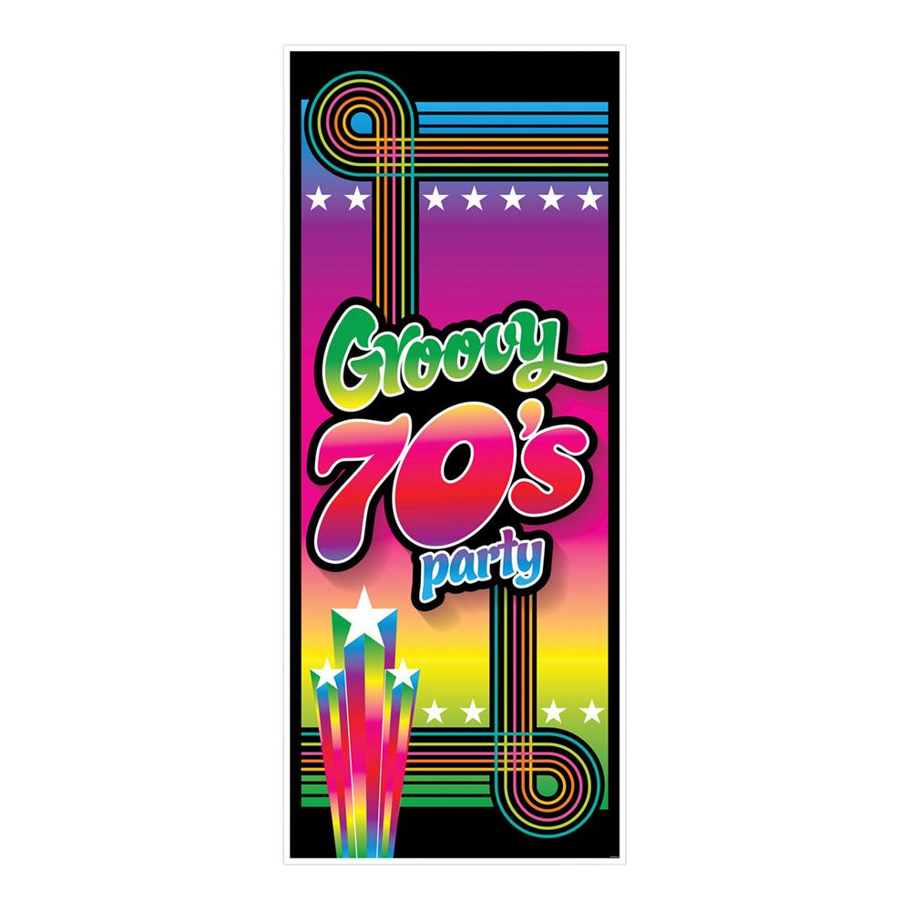 Dørdekoration Groovy 70's