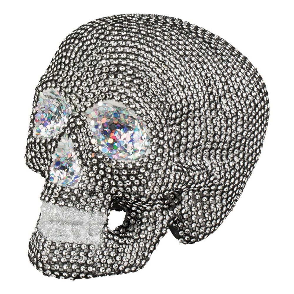 Dødningehode Glitter Dekorasjon