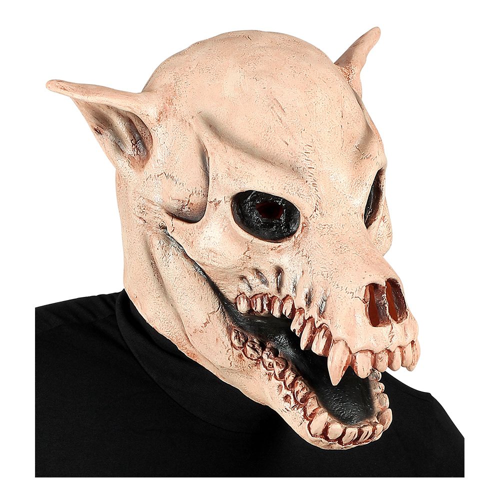 Hodeskalle Hund Maske